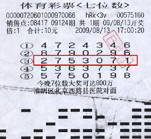 七位数开奖结果查询，揭秘数字背后的幸运与期待体彩七位数开奖结果查询